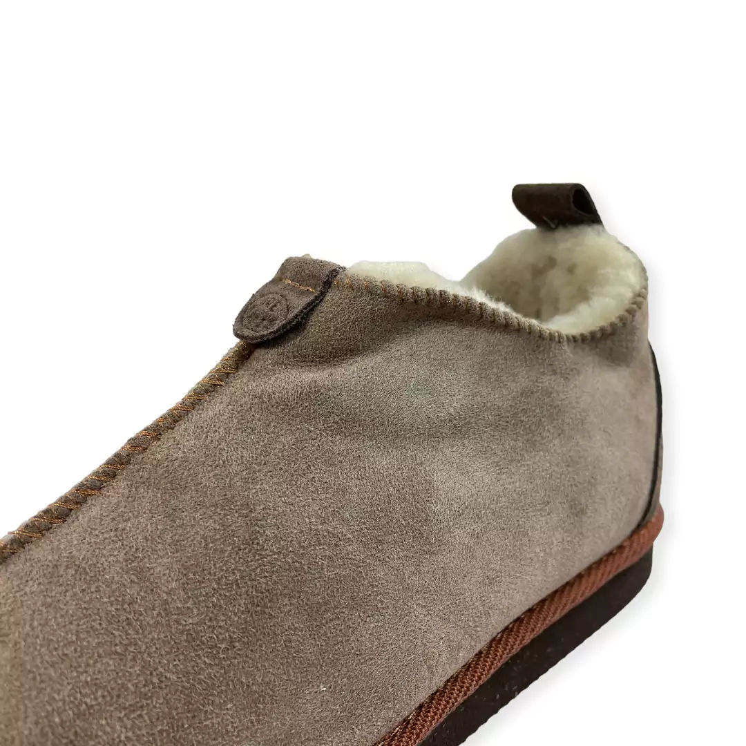 WoolLando women's genuine fur brown leather sheepskin boots