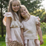 Muslin brown cotton set FLUFF