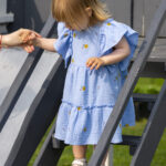 Muslin cotton dress MEADOW FAIRY