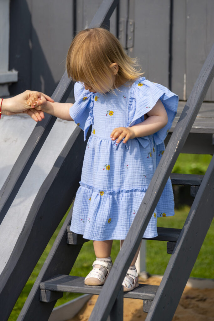 Muslin cotton dress MEADOW FAIRY