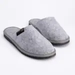 WoolLando men’s felted slippers made of natural wool – SHADOW