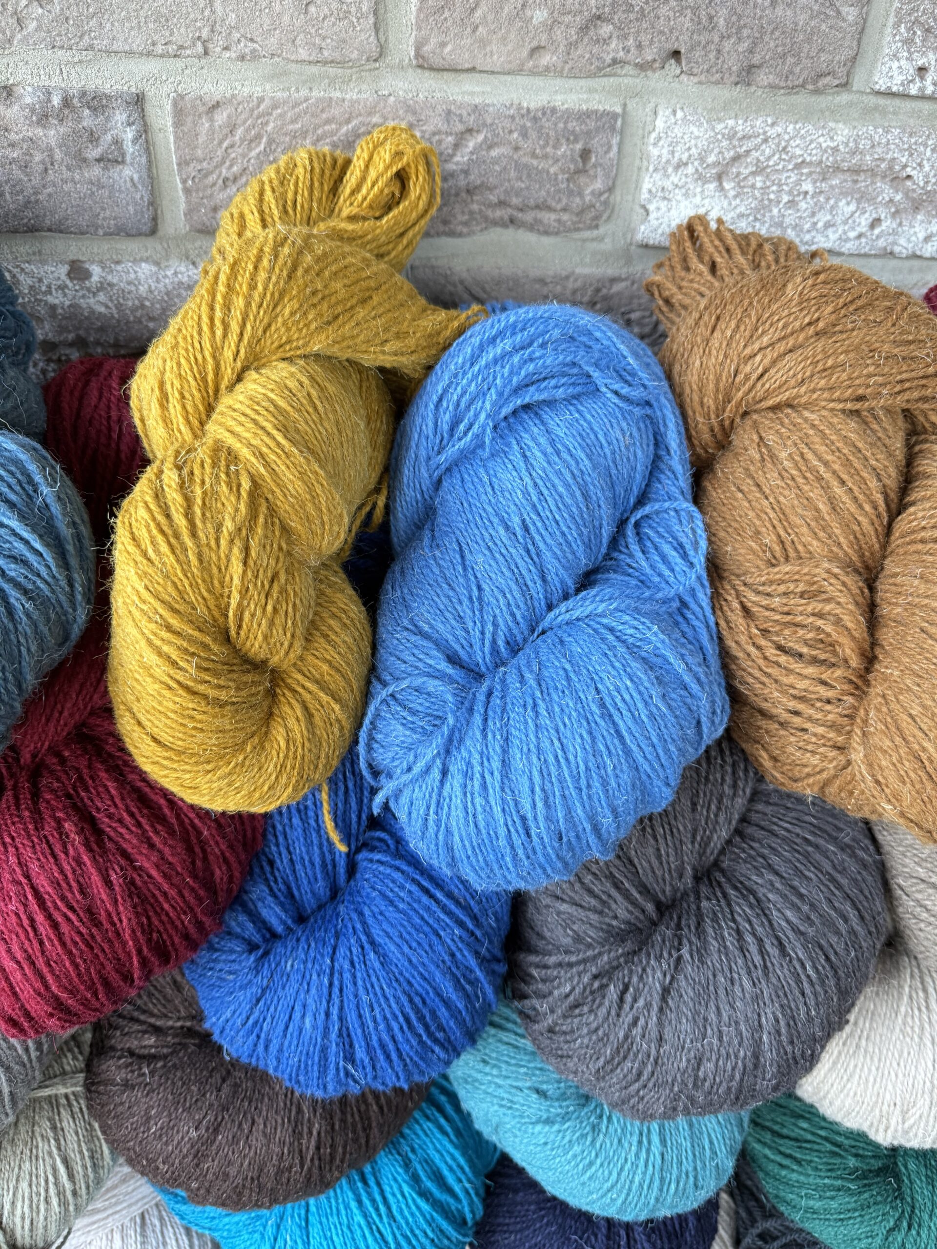 100% sheep wool yarn set COLOURED - 10kg