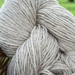 100% New Zealand sheep wool yarn LIGHT GREY - 1kg