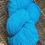 100% natural sheep wool yarn LIGHT BLUE - 1kg