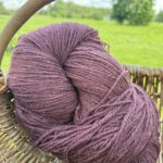 100% natural sheep wool yarn BORDEAUX - 1kg