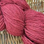 100% natural sheep wool yarn RED - 1kg