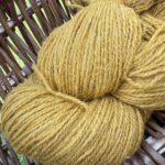 100% natural sheep wool yarn MUSTARD YELLOW - 1kg