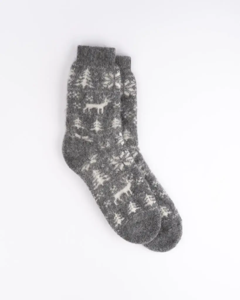 Natural merino wool socks FAIRY TALE