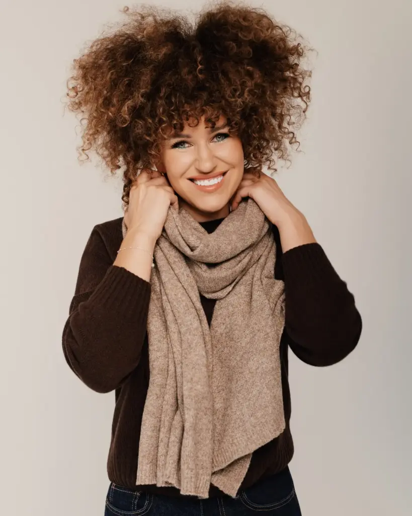 Warm Scarf with Natural Wool CHARM