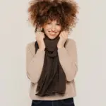 Warm Scarf with Natural Wool SNUG