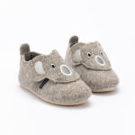 Children’s light natural wool felt boots KOALA
