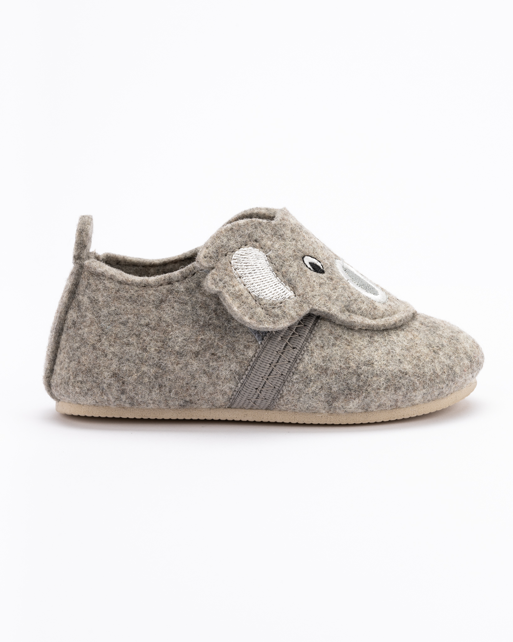 Children’s light natural wool felt boots KOALA