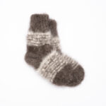 WoolLando natural 100% siberian husky wool BROWN