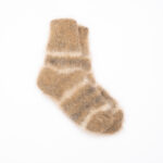 WoolLando natural 100% siberian husky wool YELLOW socks