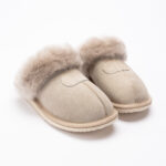 Women’s natural fur slip-on slippers RASA
