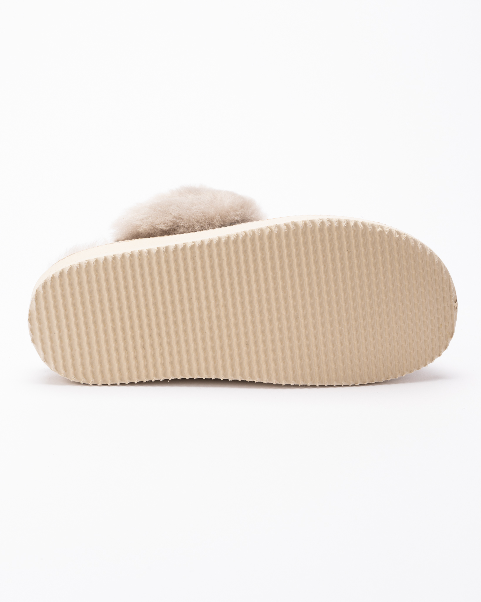 Women’s natural fur slip-on slippers RASA