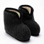 WoolLando natural merino wool ankle boots – slippers SMILTIS