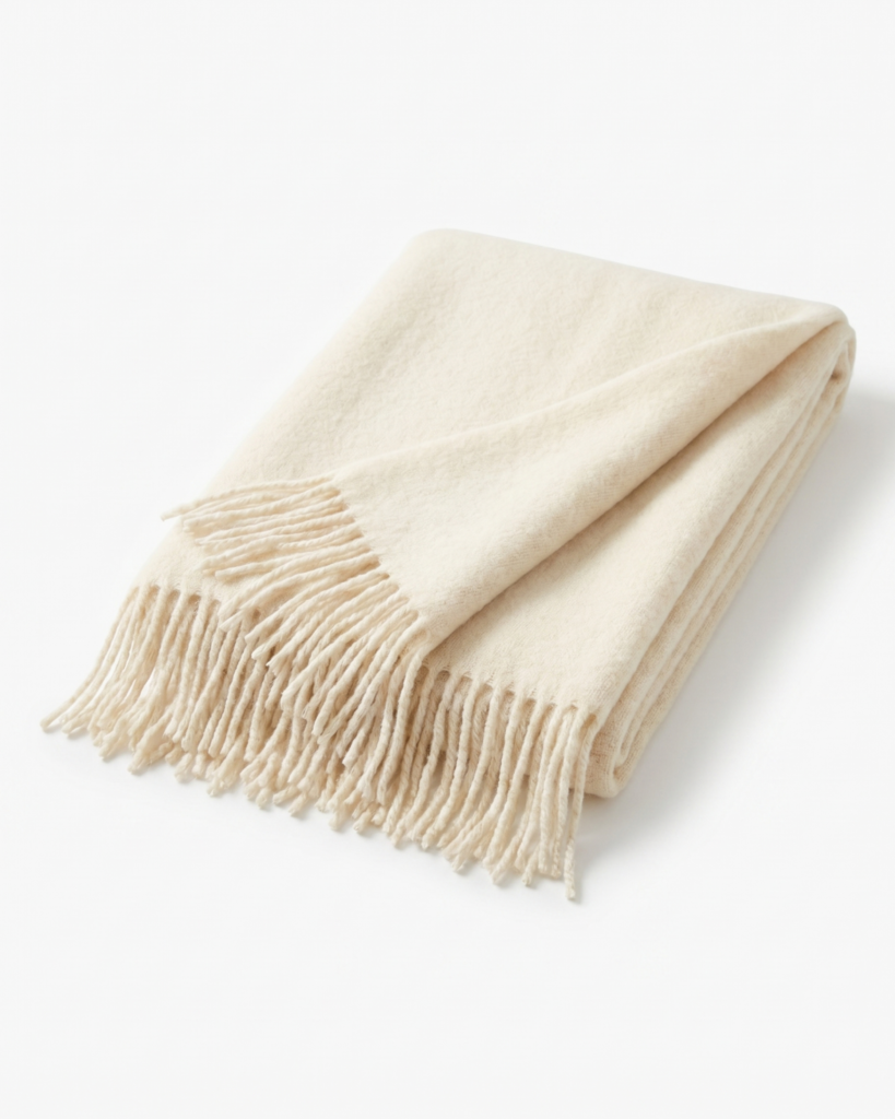 New Zealand sheep wool blanket BOUCLE, WoolLando