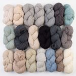 10 kg set of natural color sheep wool yarn, WoolLando