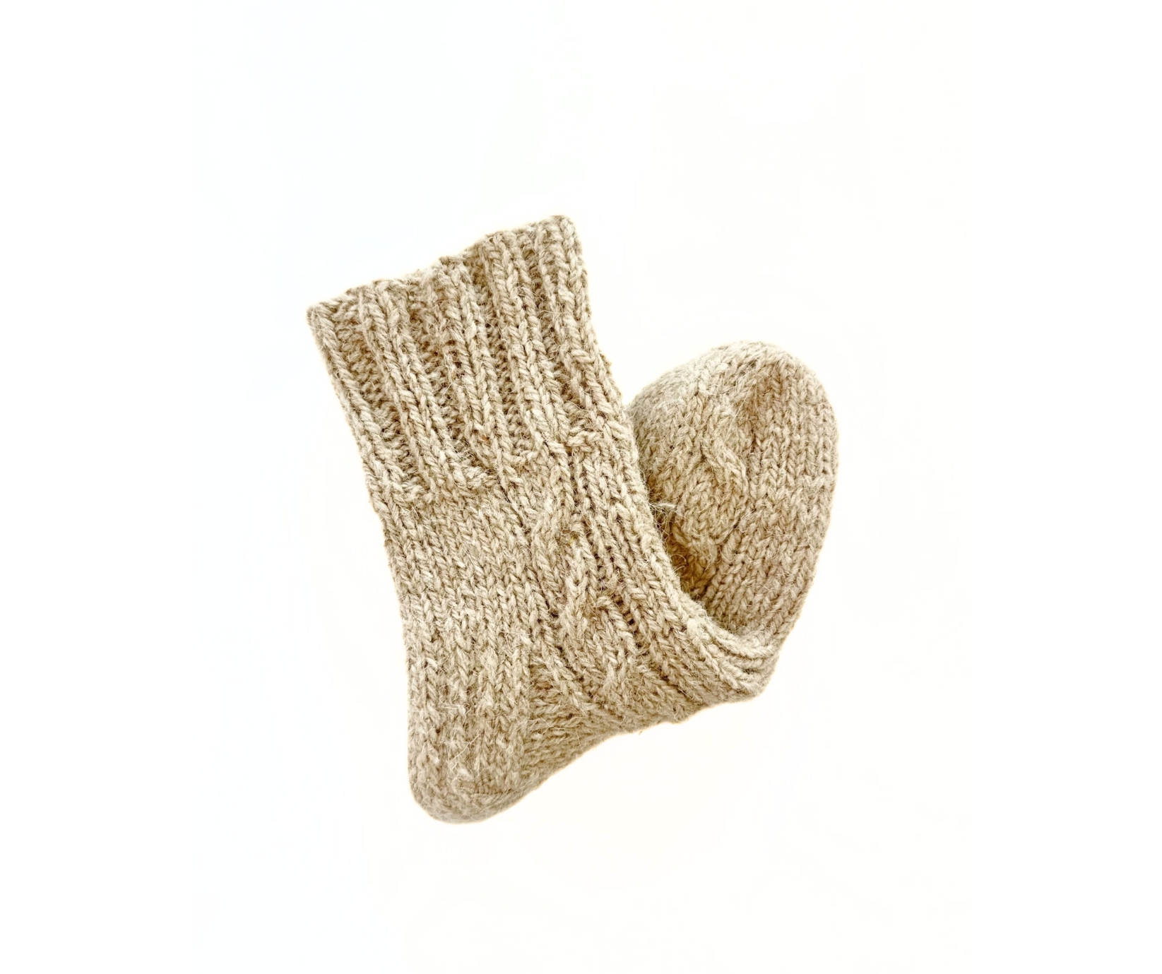 Handmade sheep and dog wool socks EARTH, WoolLando