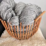 60% Siberian Husky Dog Wool, 40% Sheep Wool 1 kg – GREY, WoolLando