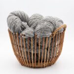 60% Siberian Husky Dog Wool, 40% Sheep Wool 1 kg – GREY, WoolLando