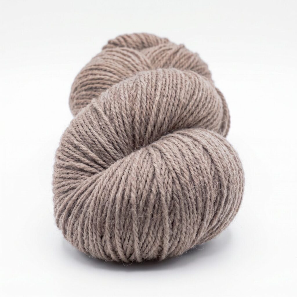 Alpaca wool yarn 100 g – BROWN, WoolLando