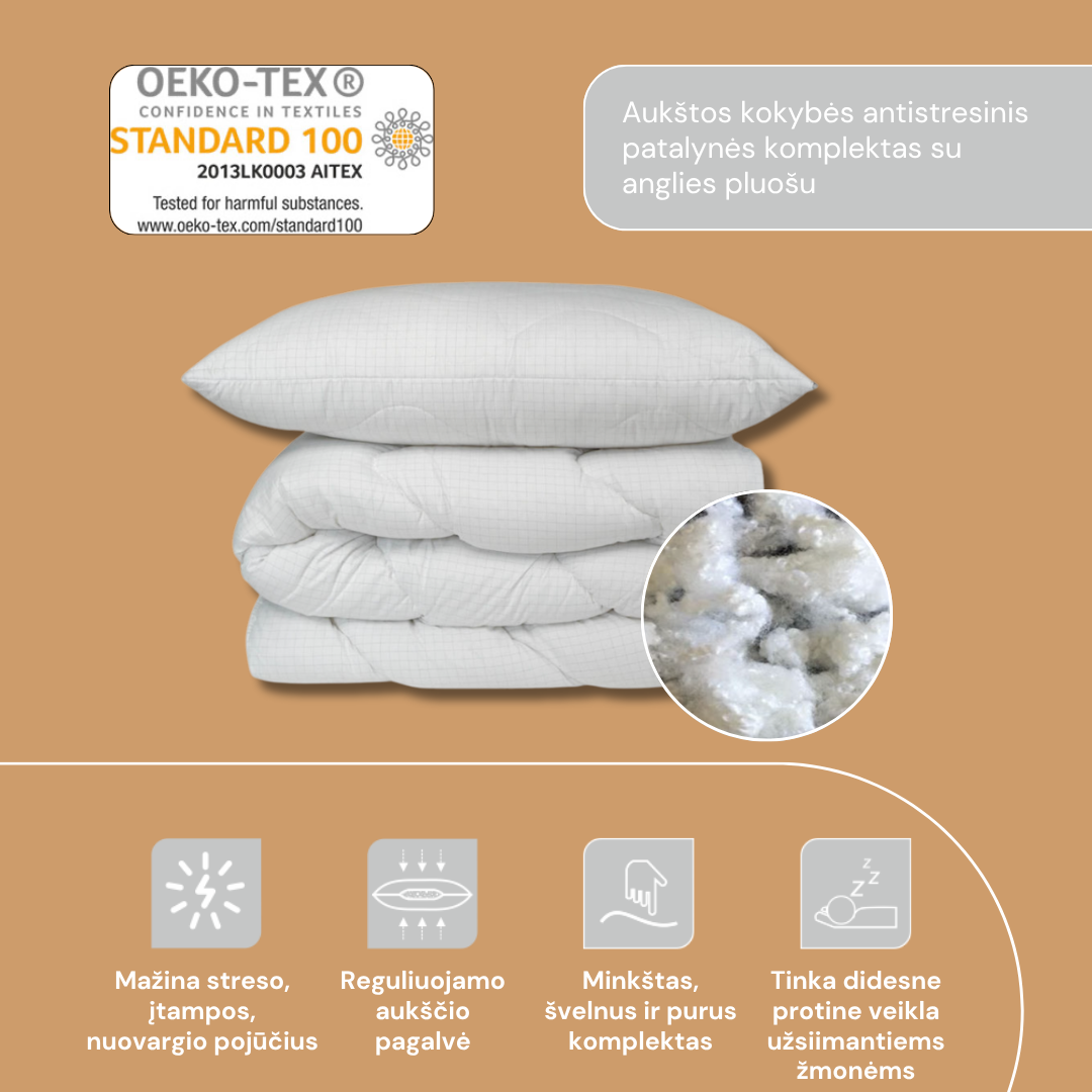 Anti-stress bedding set with carbon fiber CARBON 350 g/m²