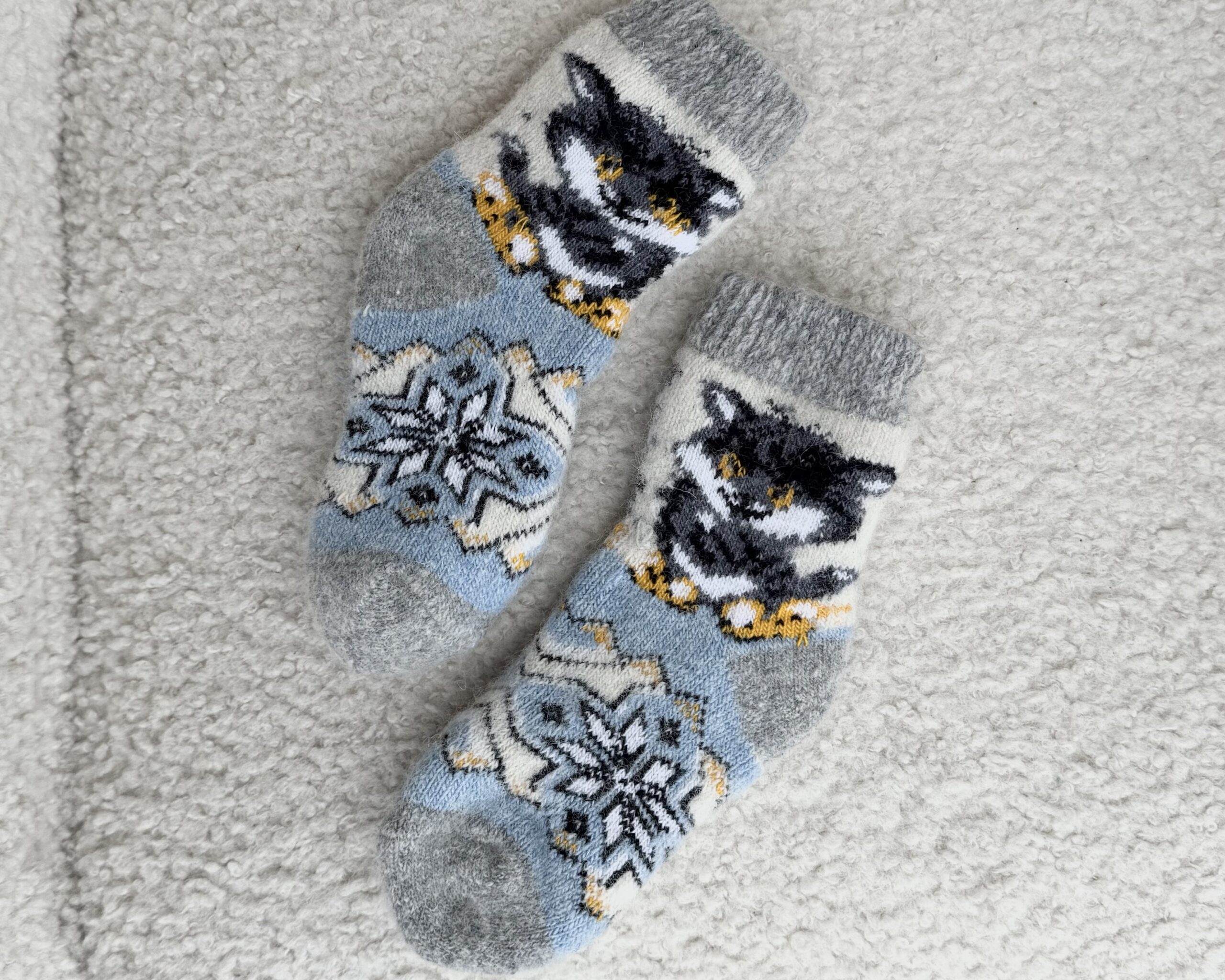 Children’s merino wool socks KITTEN, WoolLando