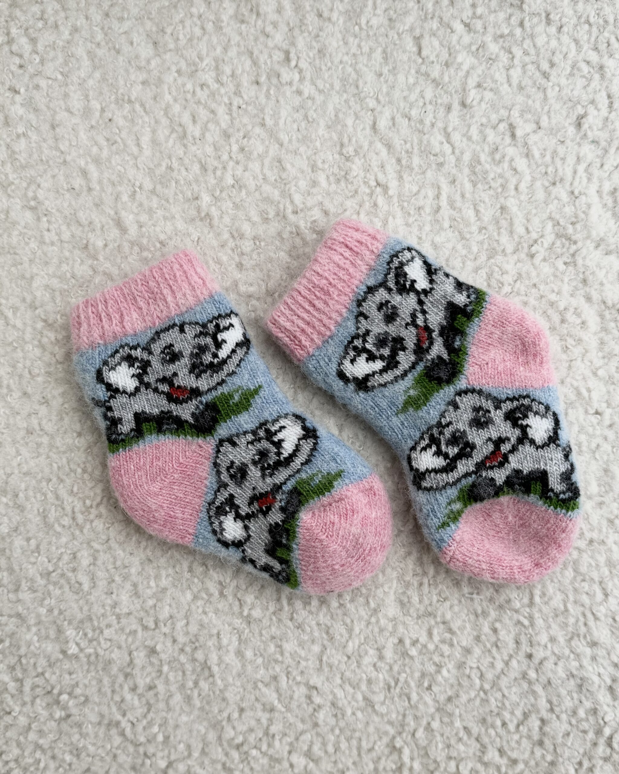 Children’s merino wool socks ELEPHANT, WoolLando