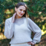 Kid mohair wool sweater SHADY