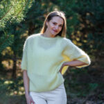 Kid mohair wool sweater SUN