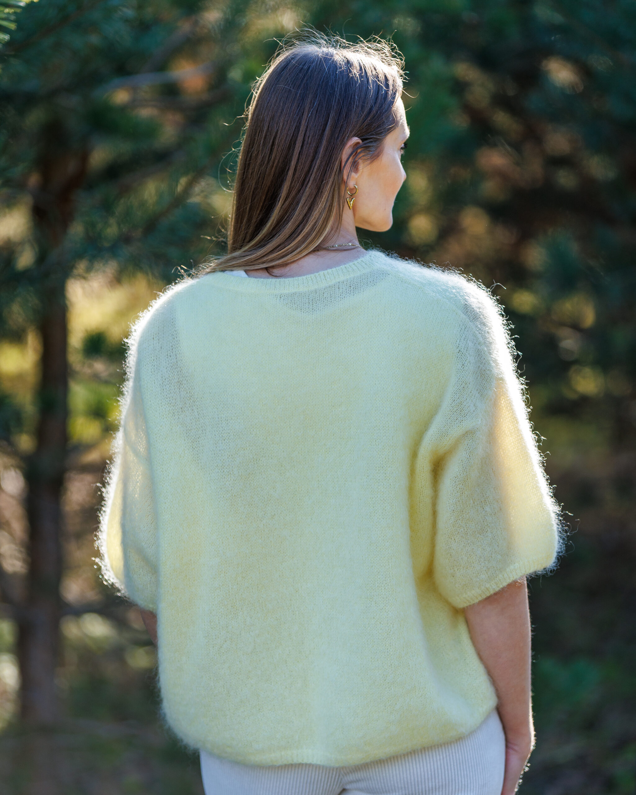 Kid mohair wool sweater SUN