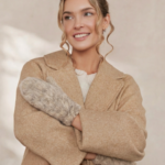 Grey 100% dog wool mittens “unisex”, WoolLando