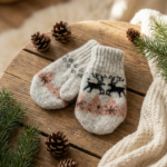 Children’s wool mittens RUDOLFAS, WoolLando