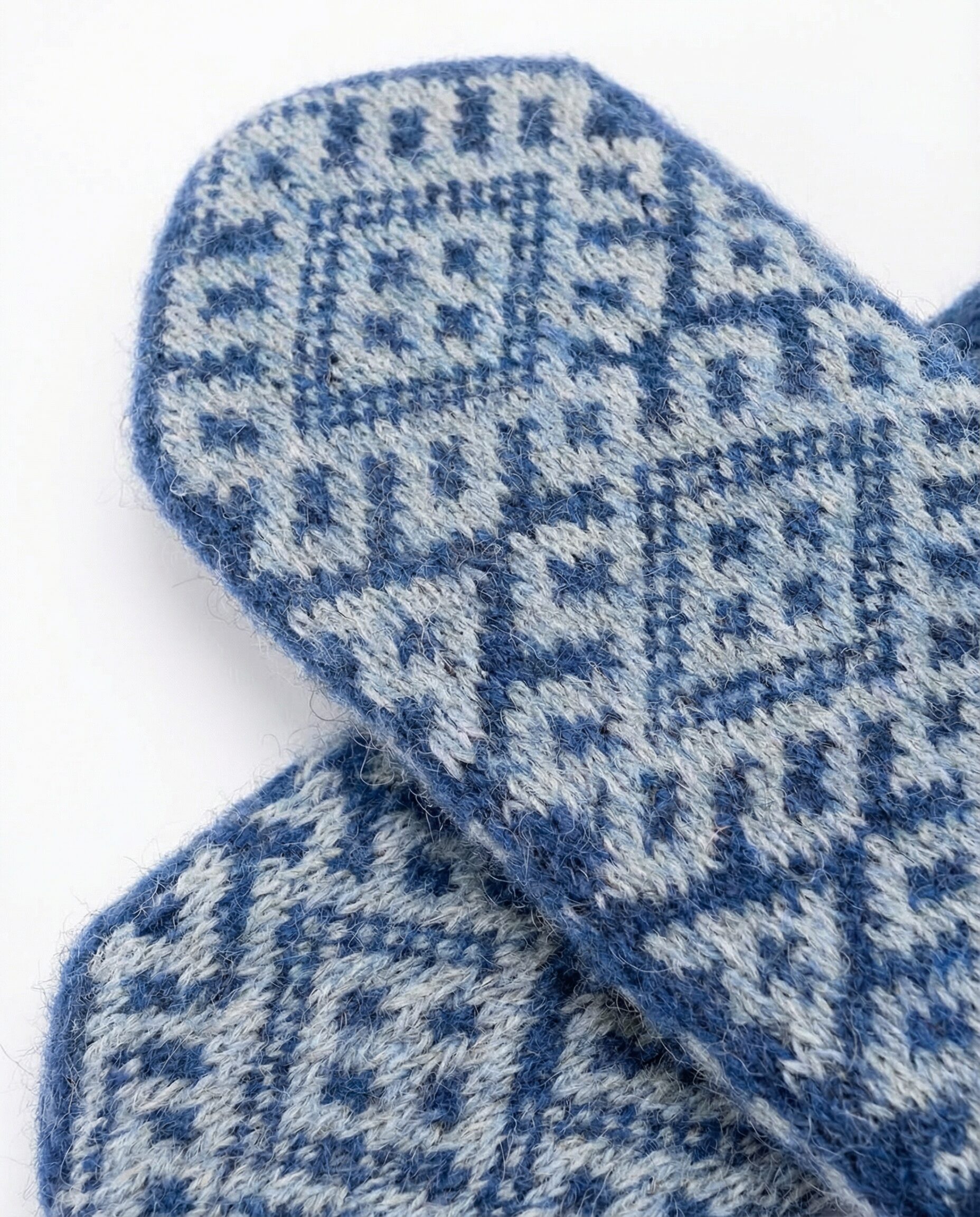 Men’s merino wool mittens DIAMOND, WoolLando