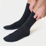 Black merino wool socks, WoolLando