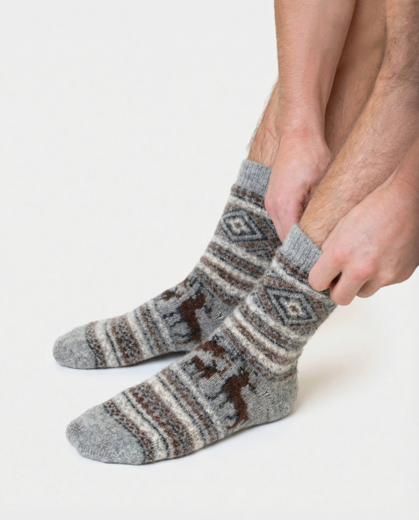 Merino wool socks DEER, WoolLando