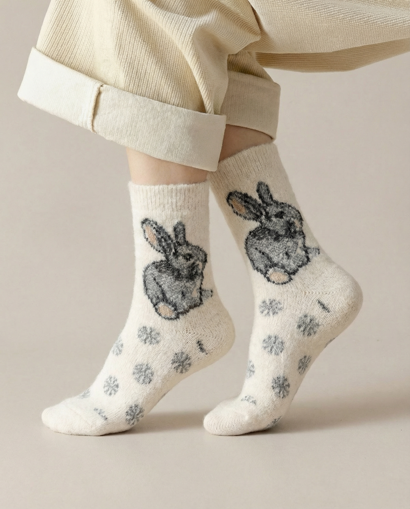 Merino wool socks BUNNY, WoolLando