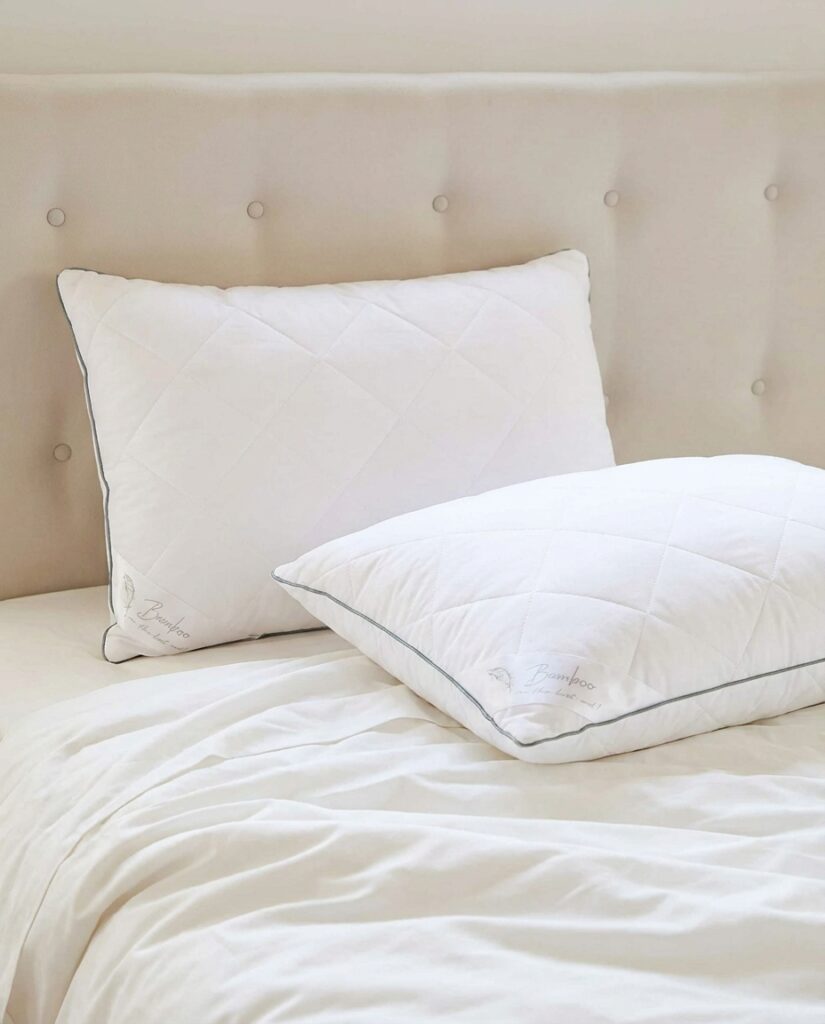 Luxury pillow with natural bamboo