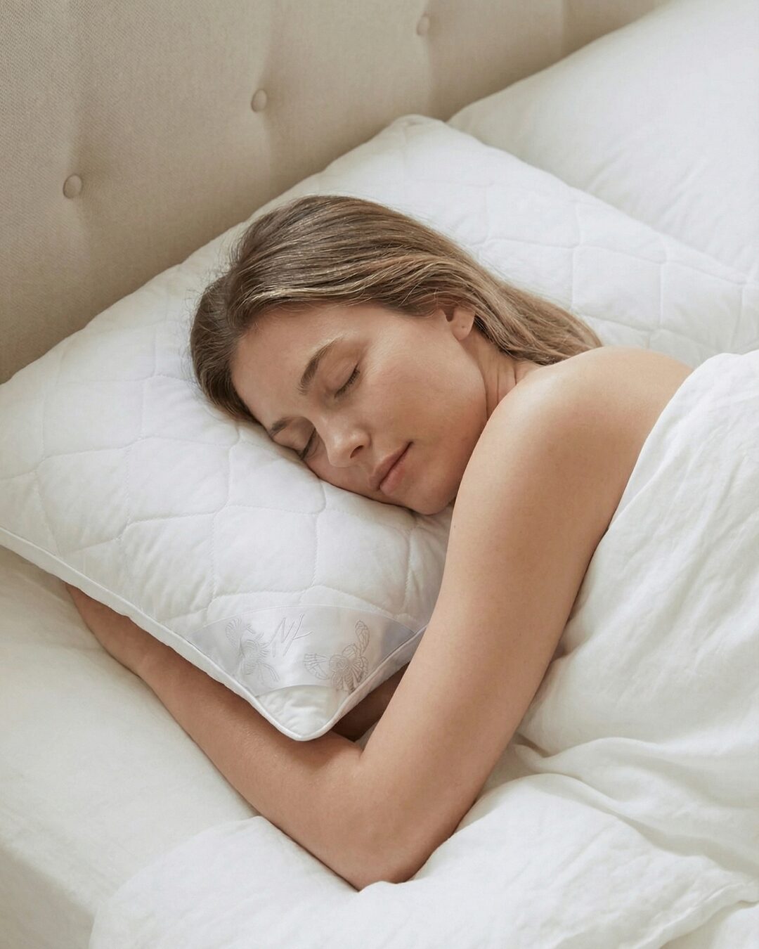 Luxury pillow with natural silk EXCLUSIVE