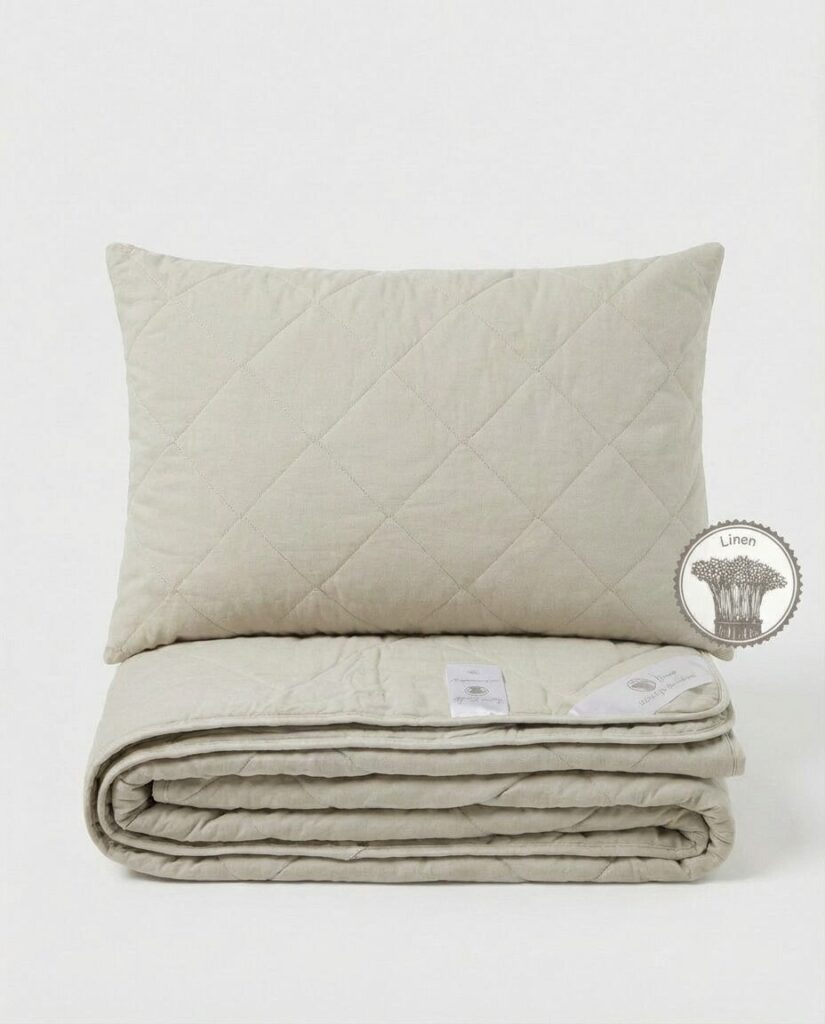 Luxury anti-allergic natural bedding set LINEN 300 g/m²