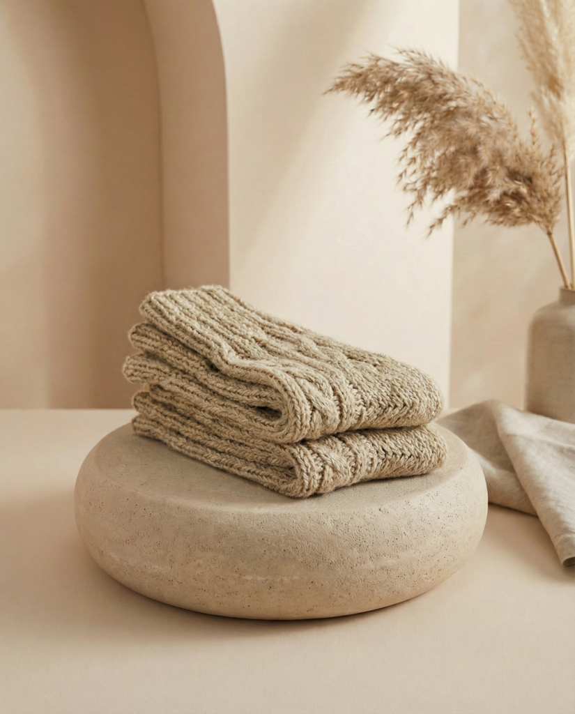 Handmade sheep and dog wool socks, WoolLando