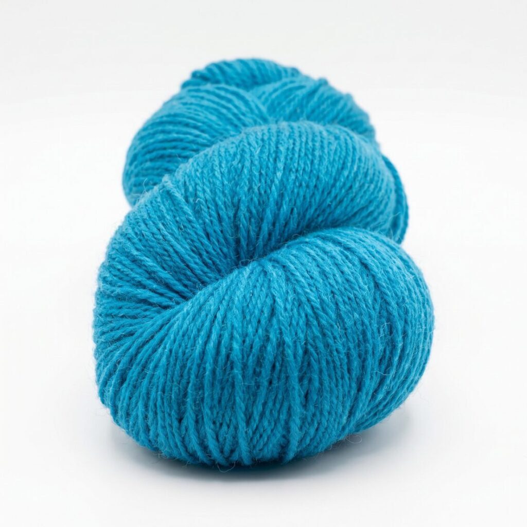 Sheep wool yarn 1 kg – LIGHT BLUE, WoolLando