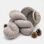 Sheep wool yarn 1 kg – BROWNISH, WoolLando