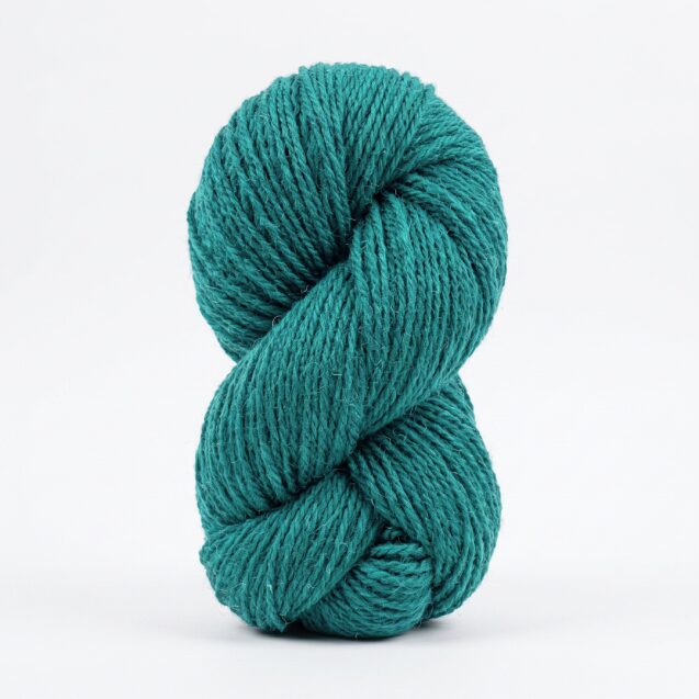 Sheep wool yarn 1 kg – TURQUOISE GREEN, WoolLando