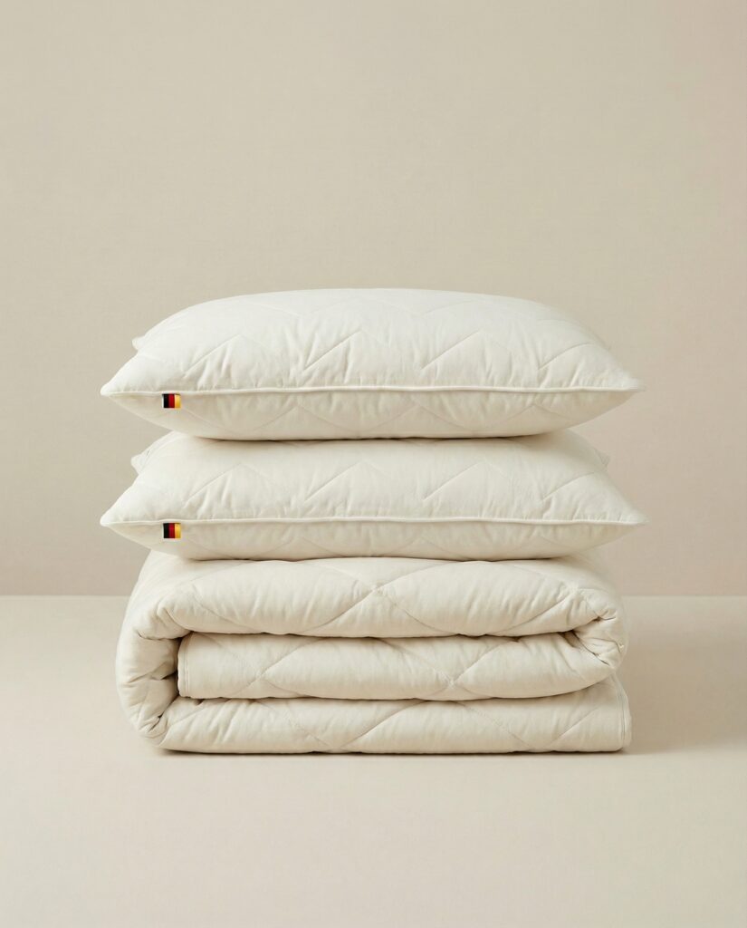 Washable bedding set with sheep wool SUPERWASH 300 g/m²