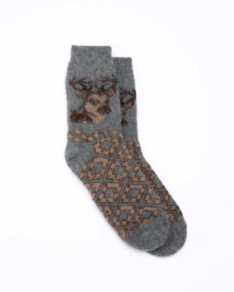 Merino wool socks DARK DEER, WoolLando