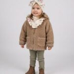 Children’s brown lamb wool jacket, Zaffiro