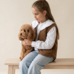 Children’s camel wool vest, WoolLando